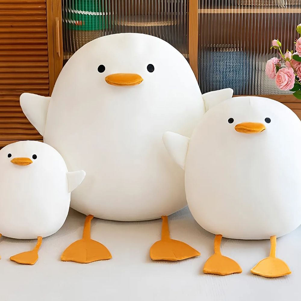 무료배송 모찌 오리 인형 대형 국민 애착 인형 귀여운 수면 인형 안고자는인형 귀여운 장식 소품 - 상세 이미지 5