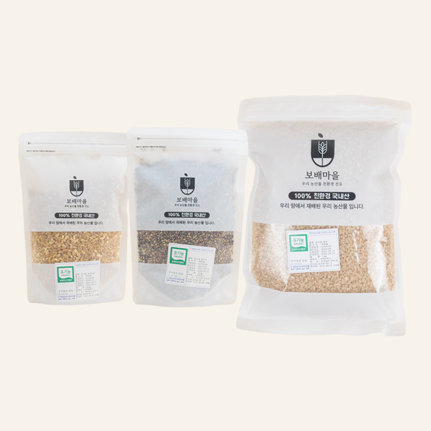 햇곡 국산 유기농 곡물 밸런스 케어 패키지 호라산밀 현미 흑보리