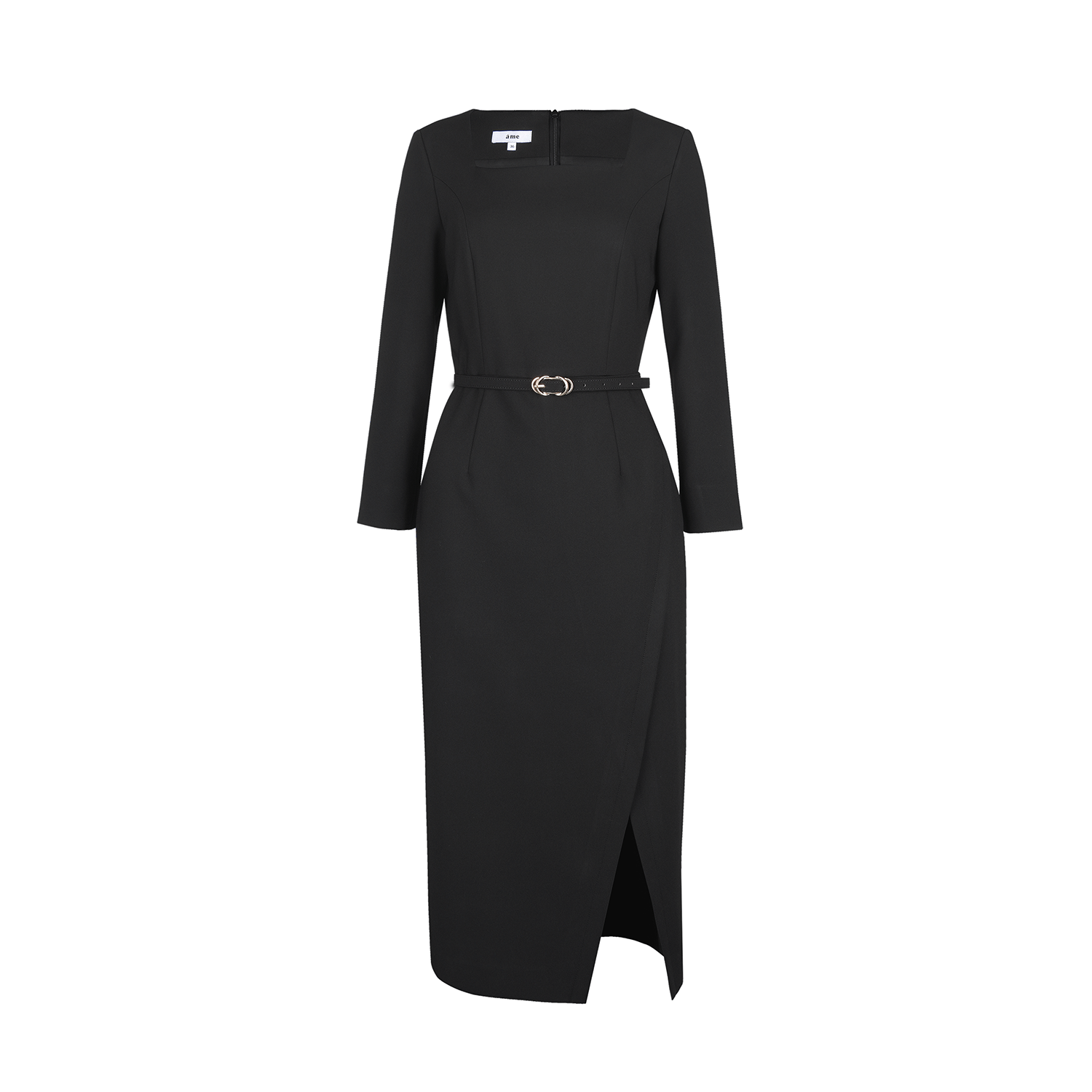 [엠므 아르무아] SCARLETT Dress 스칼렛 상견례 원피스 하객룩 대여 (black) - 상품 이미지