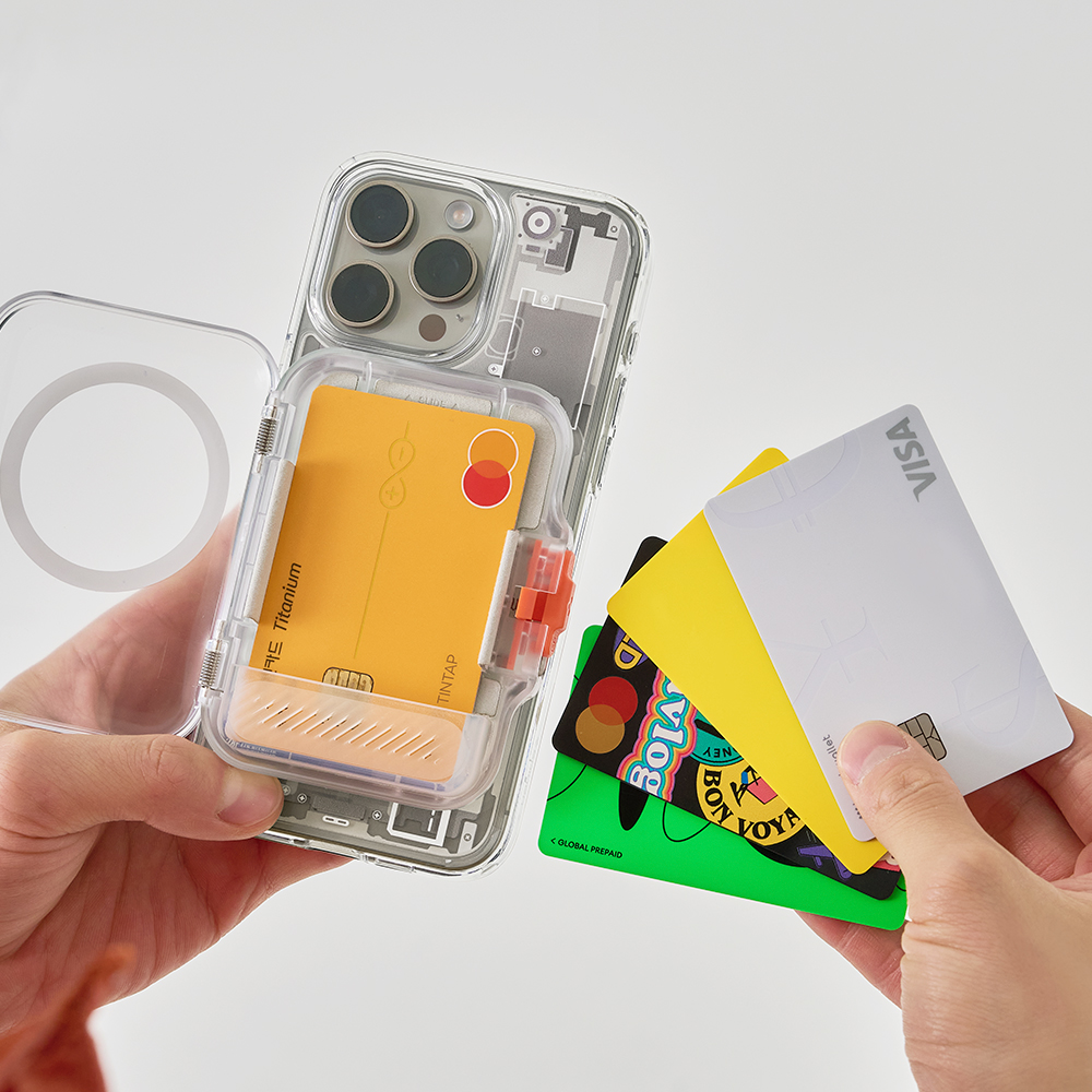아이폰 맥세이프 카드 지갑 홀더 틴탭 맥핏 플러스
