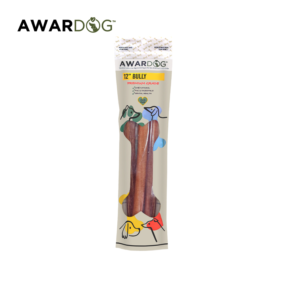 강아지 구강간식 오래먹는 개껌 어워드독 불리바 점보 30cm, 160g, 1개 - 상세 이미지 3