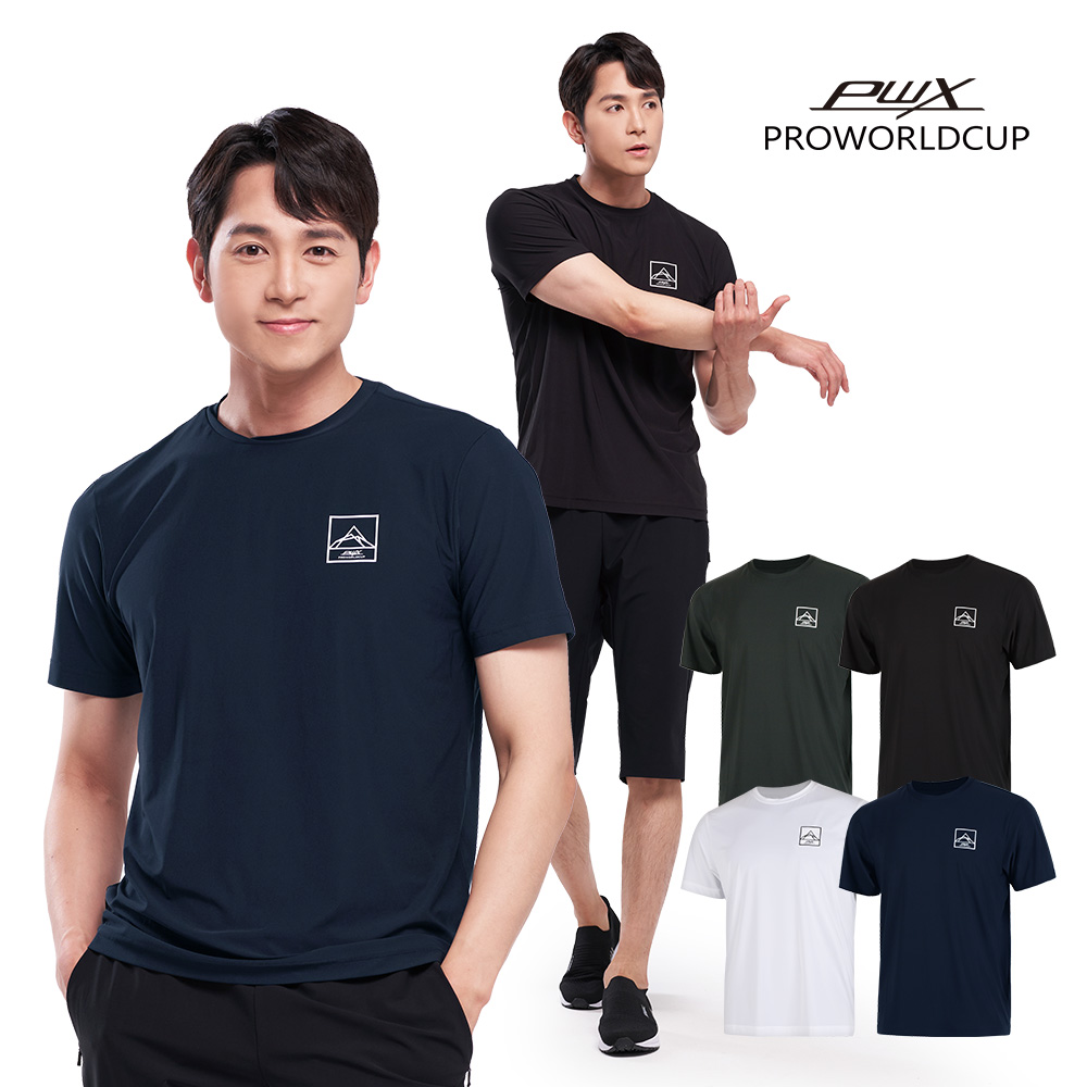 남성 라운드티셔츠 Q222-3521-24 - 상품 이미지