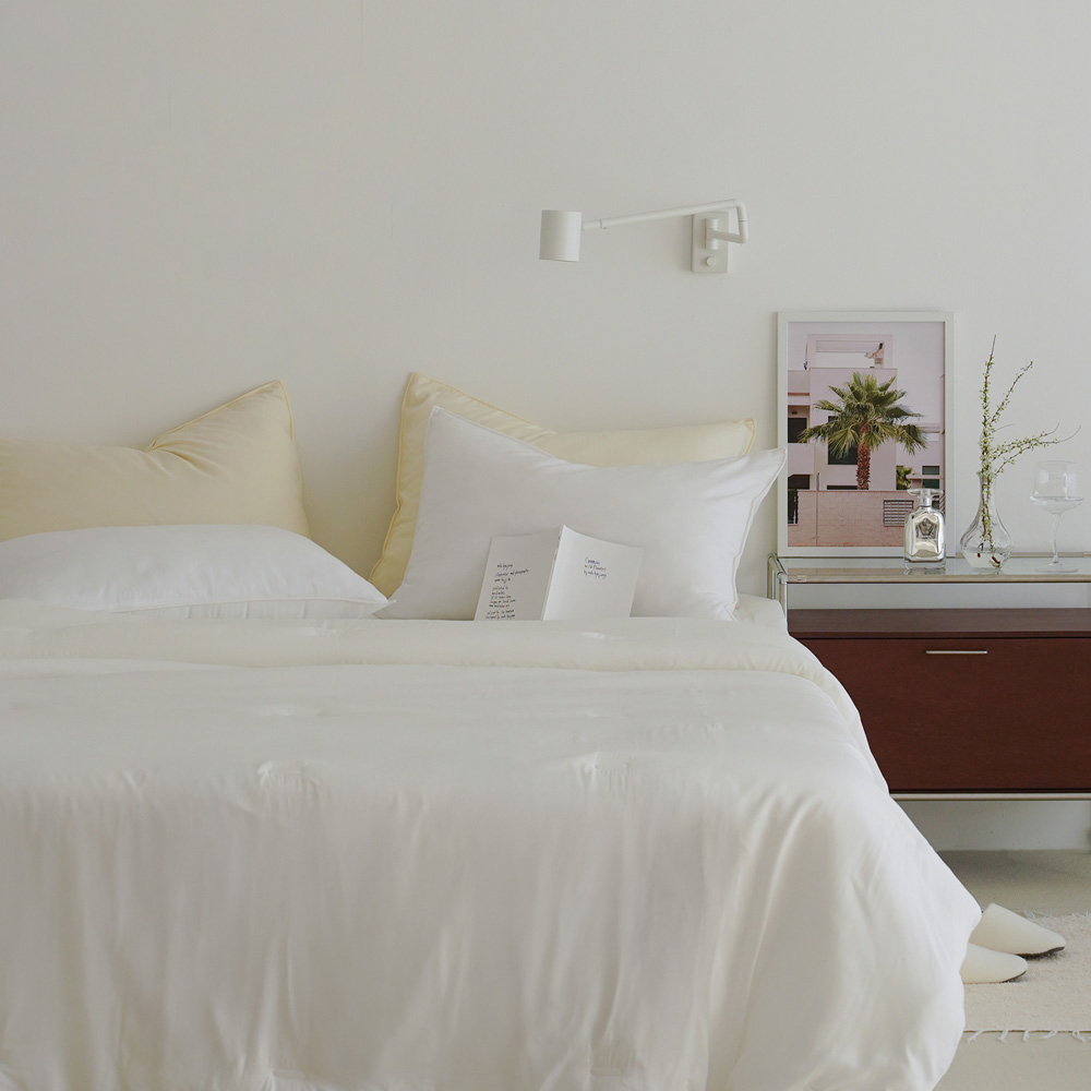 누비지오 고요한밤 봄 간절기 텐셀모달100% 구름 차렵이불 SS