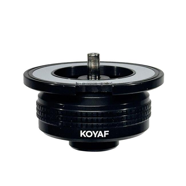 캠핑 가스레인지 자석식 가스 버너 부루스타 두랄루민 부탄가스 변환 어댑터 회전식