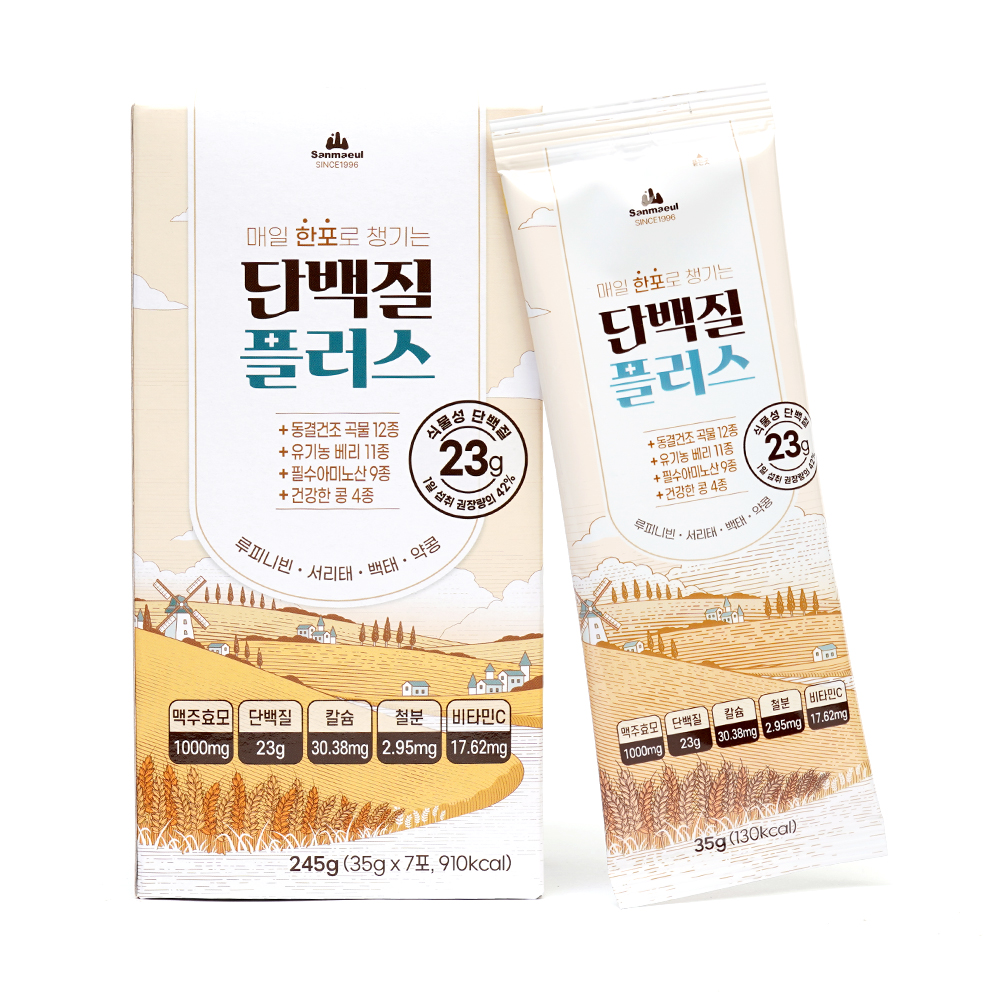 단백질 플러스 식물성 단백질파우더 35g, 7개 - 상품 이미지