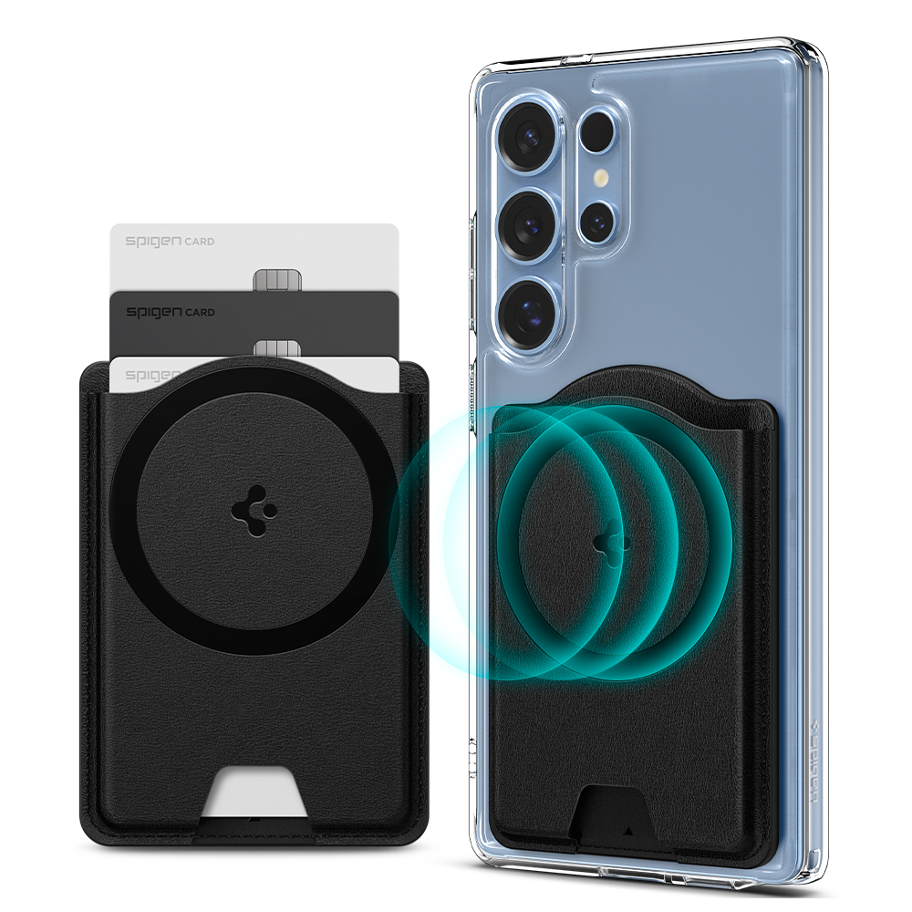 갤럭시 호환 듀얼 맥세이프 3장 가죽 카드 지갑 발렌티누스 맥핏 플러스