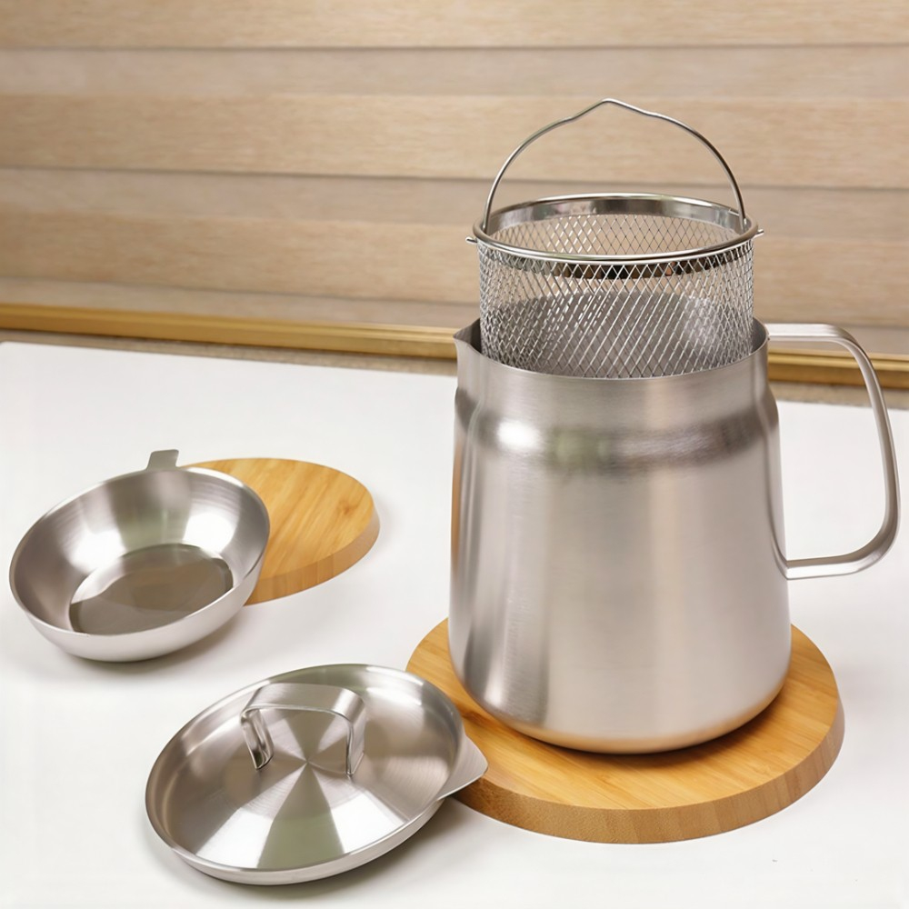 튀김 육수망 케틀팟 2L 주전자냄비 스텐304 IH인덕션 멀티 오뎅 라면 캐틀팟 꼬치어묵