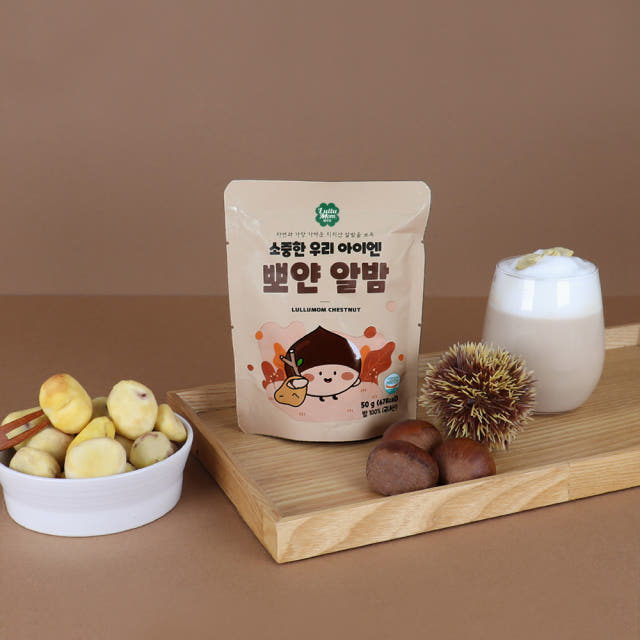룰루맘 국산 알밤 4+4봉 아기간식 맛밤