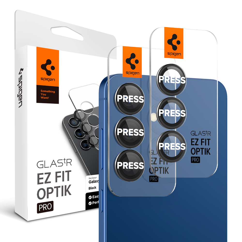 슈피겐 갤럭시 카메라 렌즈 보호 강화유리 필름 글라스tR 옵틱 프로 갤럭시S25, 2매입