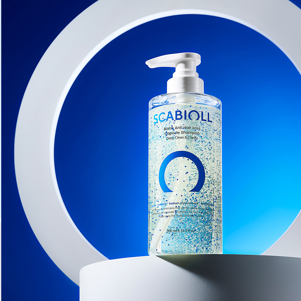 스카비올 탈모증상완화 캡슐 샴푸 500ml(+트리트먼트30ml) 이미지 2