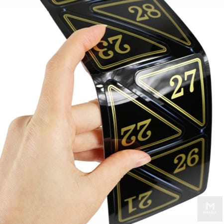 테이블 삼각 번호판 숫자스티커 독서실 사물함 식당 락커 PC방