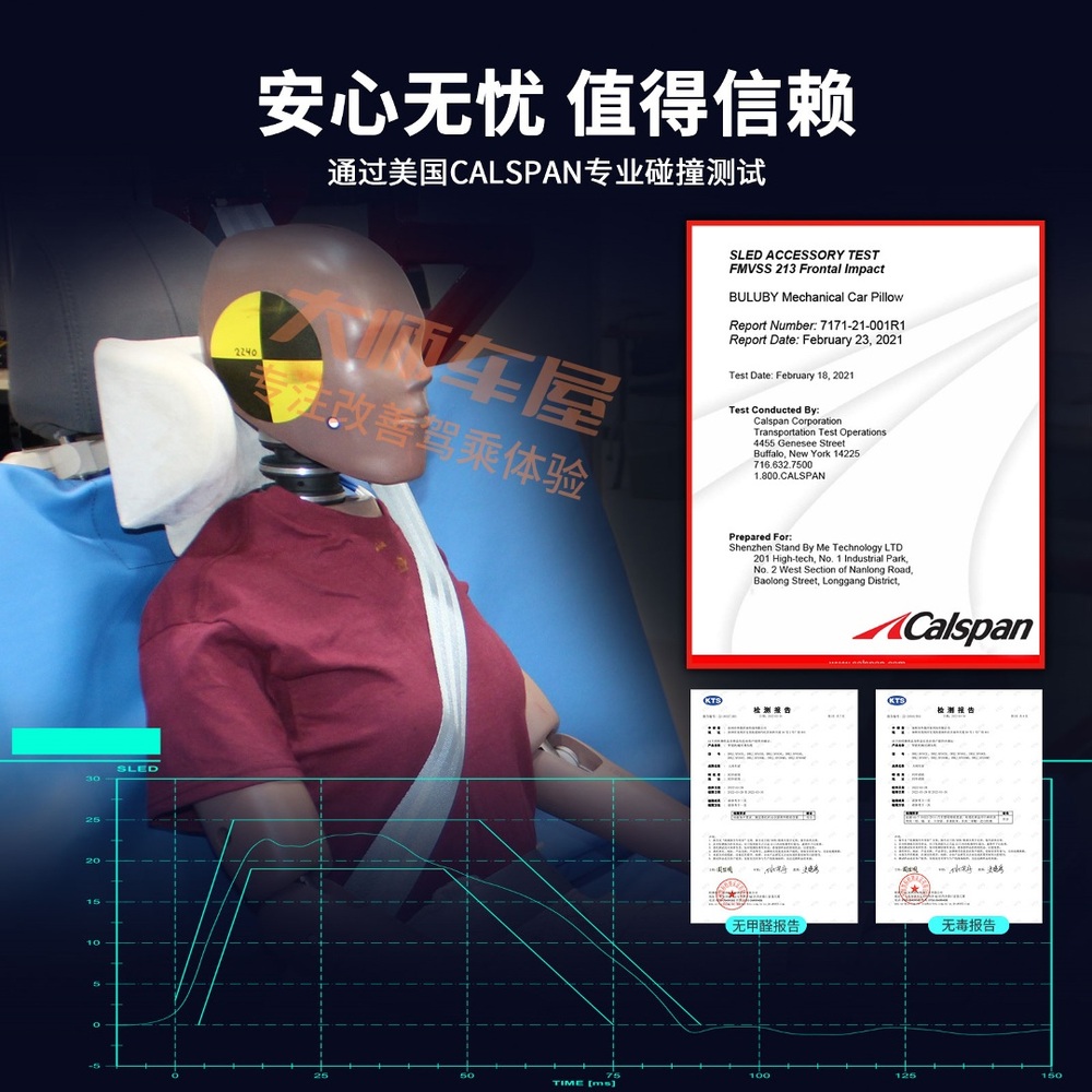 차량용 조절형 헤드레스트 목 지지 베개 스마트폰 태블릿 거치대 4방향 조정 가능 다기능 차량용 목 보호 베개 단일기능-클래식 블랙 1개 - 상세 이미지 3