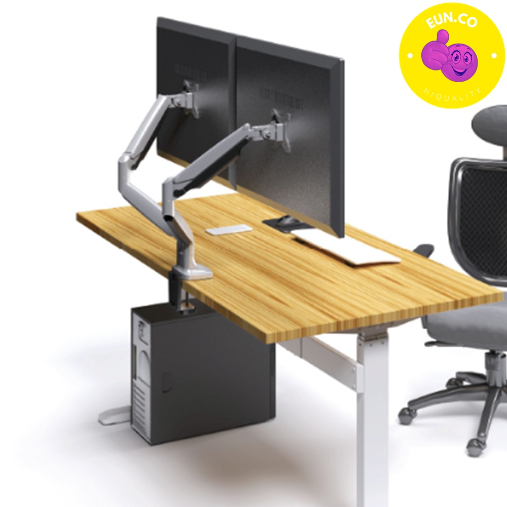 더블모니터 모니터고정 듀얼거치대 주식 게이밍 사무용 가스스프링