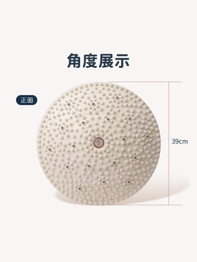 원형 발 지압판 두꺼운 지압 보드 발바닥 마사지 보조판 건강 발 지압기구 홈트레이닝용 - 상세 이미지 3