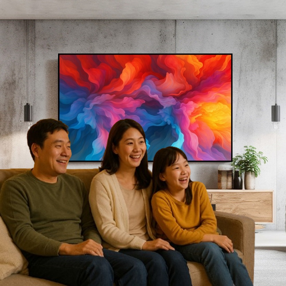 벽걸이 tv 모니터 브라켓 삼성 LG 호환 상하 좌우 각도조절 - 상품 이미지