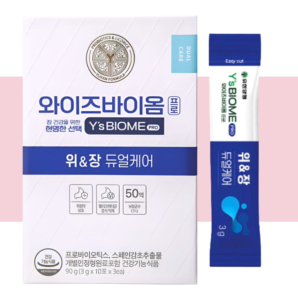 와이즈바이옴 프로 위앤장 듀얼케어 유한양행 30포X1개 - 메인 이미지