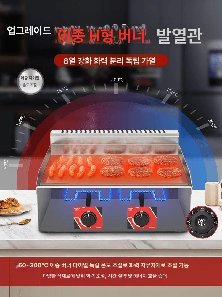 전기 업소용 그릴 철판구이판 부침기 파전 요리판 곱창 부침개 철판 볶음 구이 요리 : 제이코트레이드