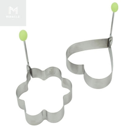 미라클협력사 계란 후라이틀 하트 꽃 토스트 모양틀