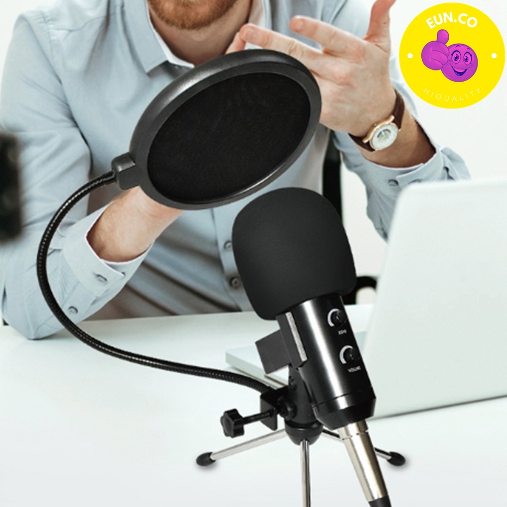 유튜버용 콘덴서마이크 방송용마이크 팝필터 ASMR 화상수업 겜방 인방