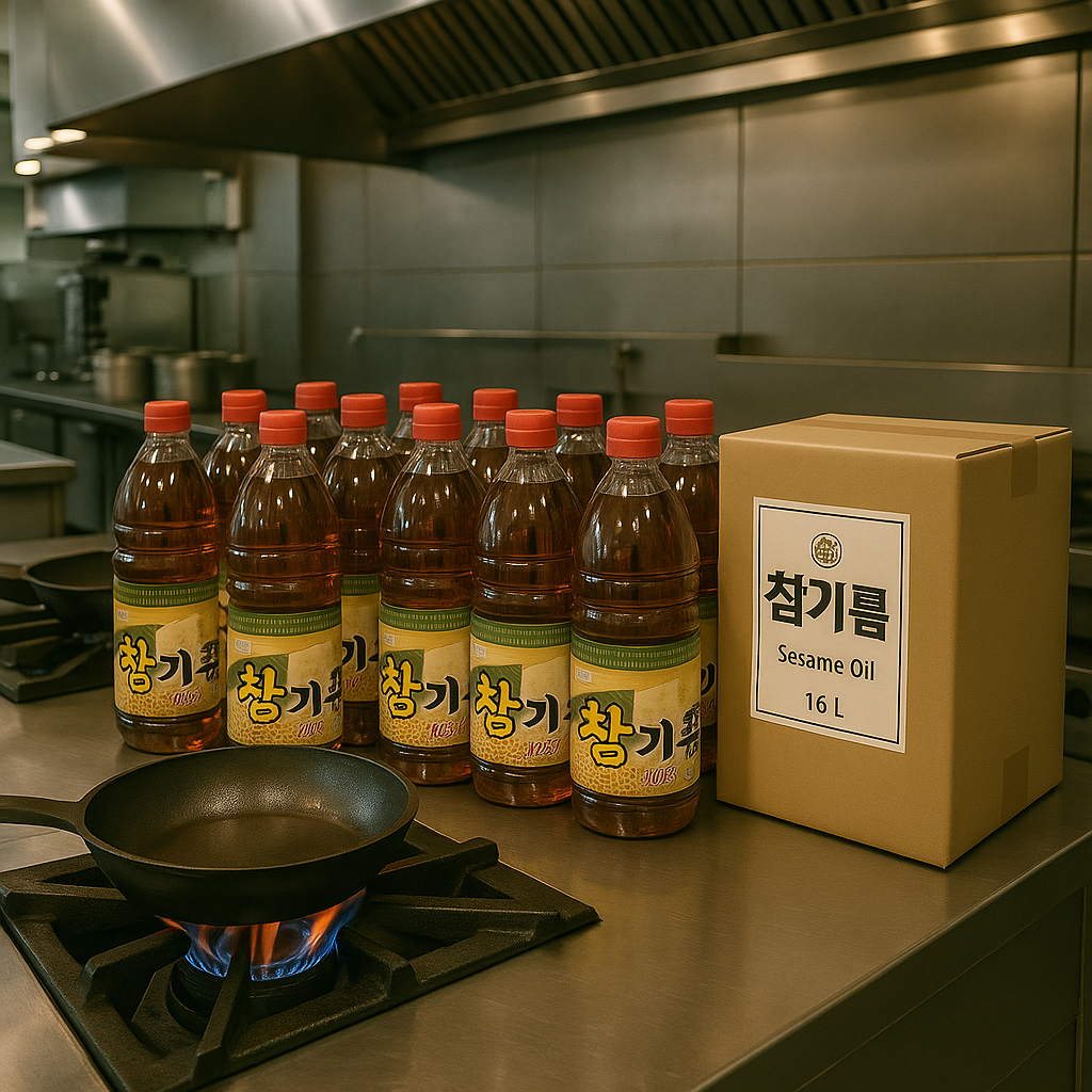 정성식품 참기름 저온압착 1.8L 참깨분100% 식당 업소용 수입 볶은참깨가루 제이엠푸드 - 상세 이미지 5
