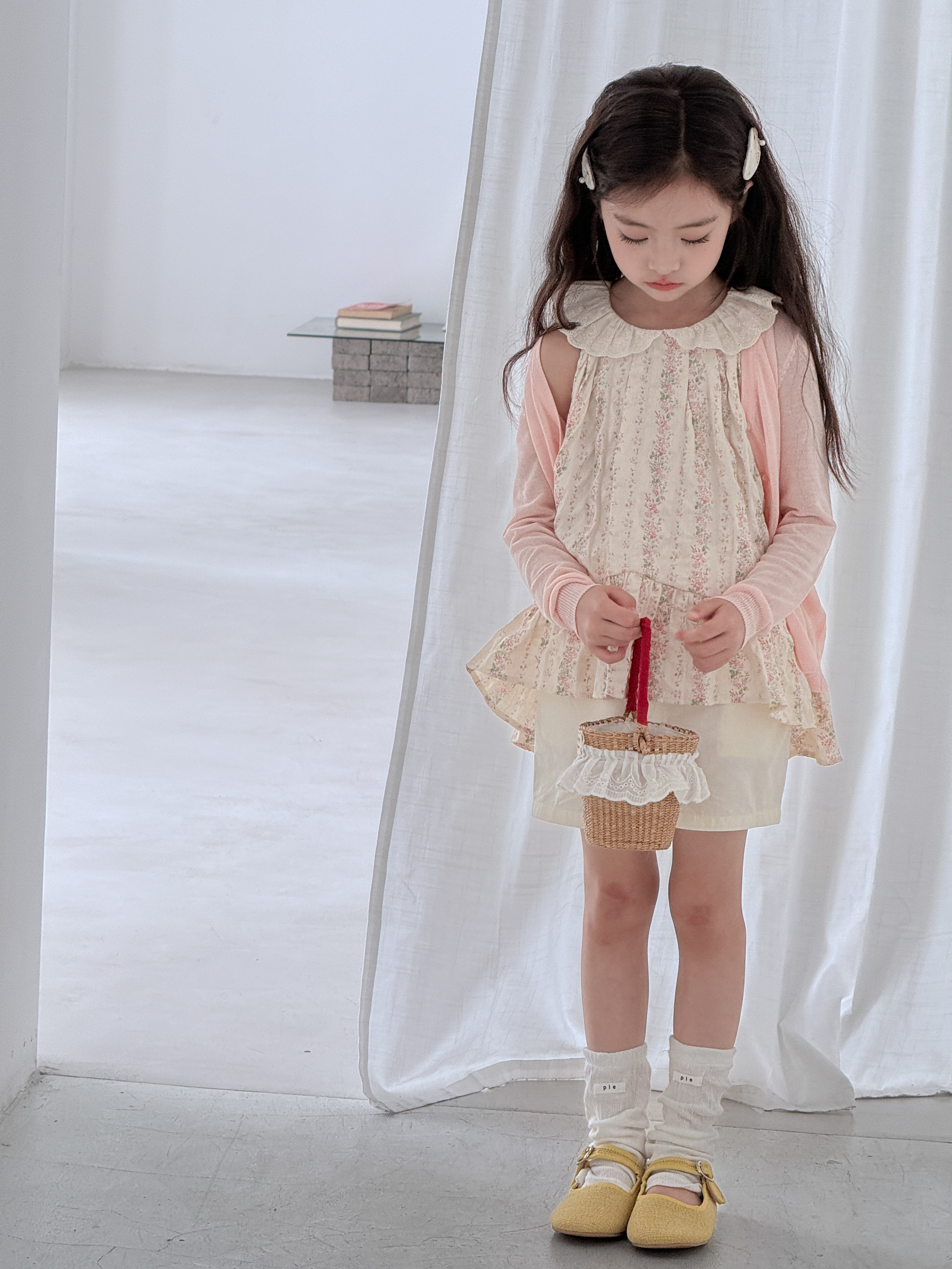 Irene's Closet 비스코스 쿨링 긴팔 니트 가디건 유아 주니어 여름 - 상세 이미지 3