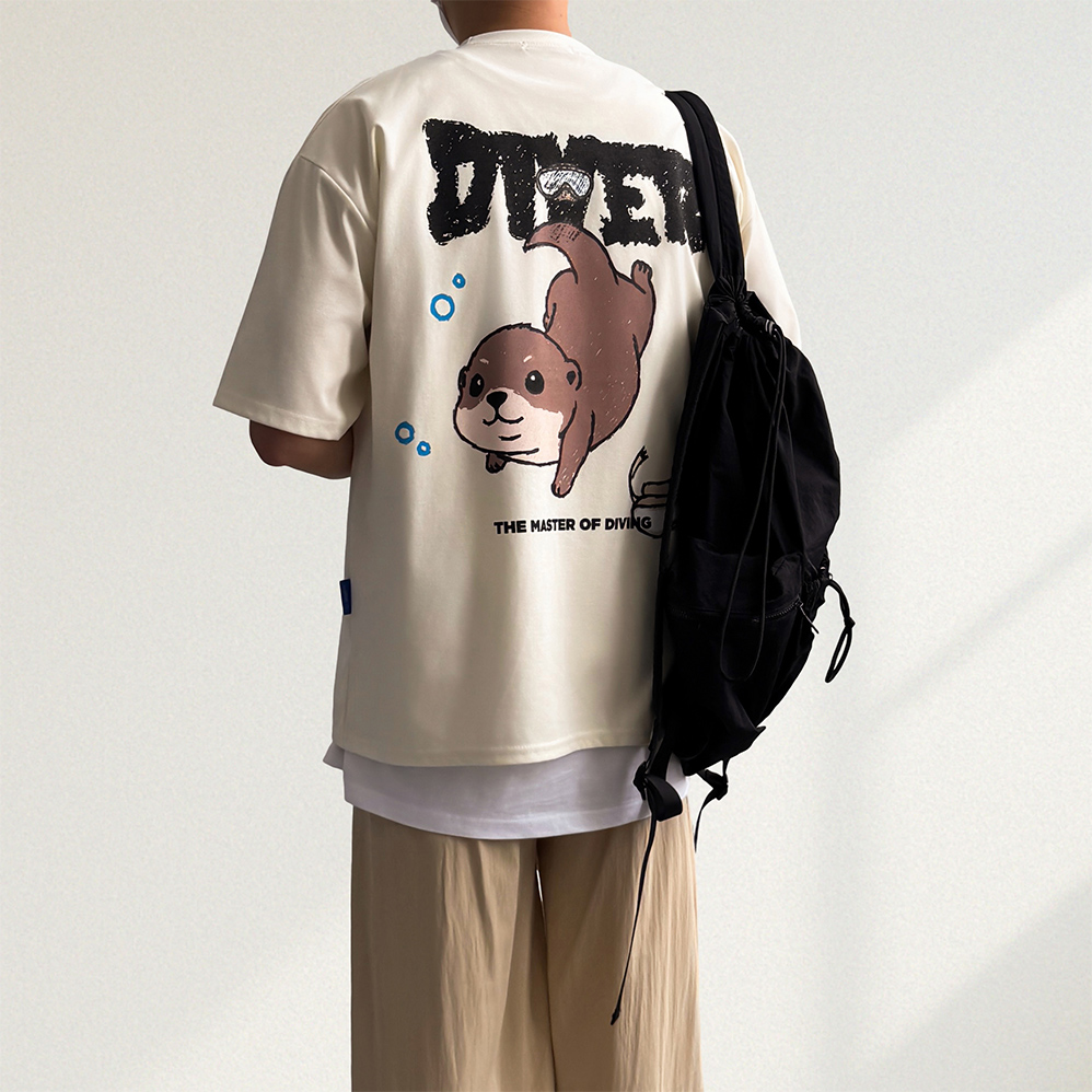 1+1 남자빅사이즈반팔티 쿨링티셔츠 남자흰티 - 상품 이미지