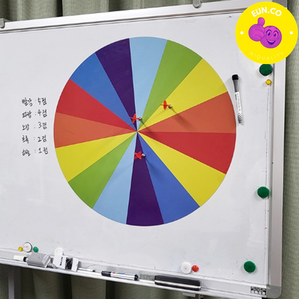 벽부착식 마그네틱형 룰렛다트세트 냉장고 화이트보드 게임원판 점수내기