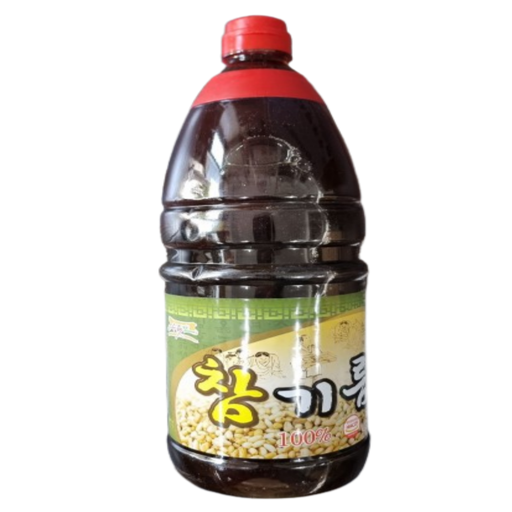 정성식품 참기름 저온압착 1.8L 참깨분100% 식당 업소용 수입 볶은참깨가루 제이엠푸드 - 상품 이미지