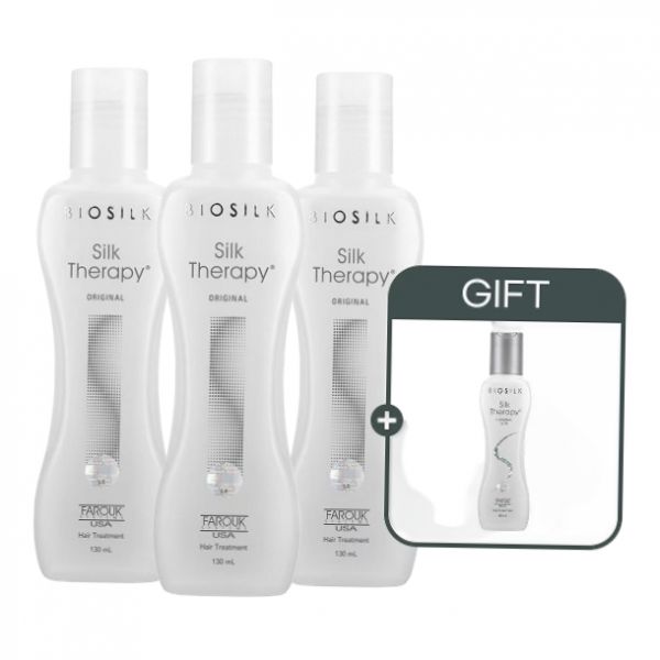 실크테라피 실크테라피 오리지널 에센스 130ml 3개+(증정)오리지널 라이트 에센스 60ml : 에이휴니