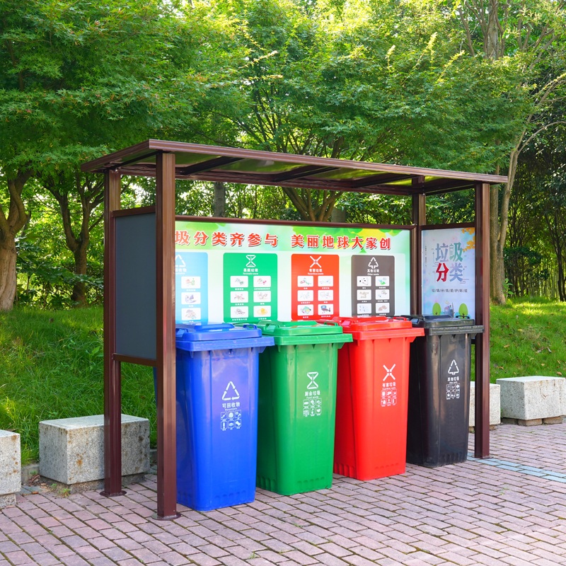 분리수거함 분리배출 분류수거 쓰레기분리 배출함 수거장 JMZ-001 - 상세 이미지 4