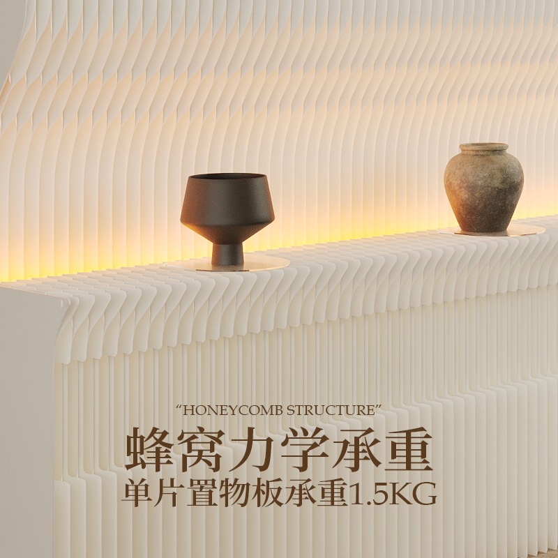 전시조명 접이식 조형벽 인테리어 전시부스 공간칸막이 200x41x100-200cm 흰색 3단 - 상세 이미지 5