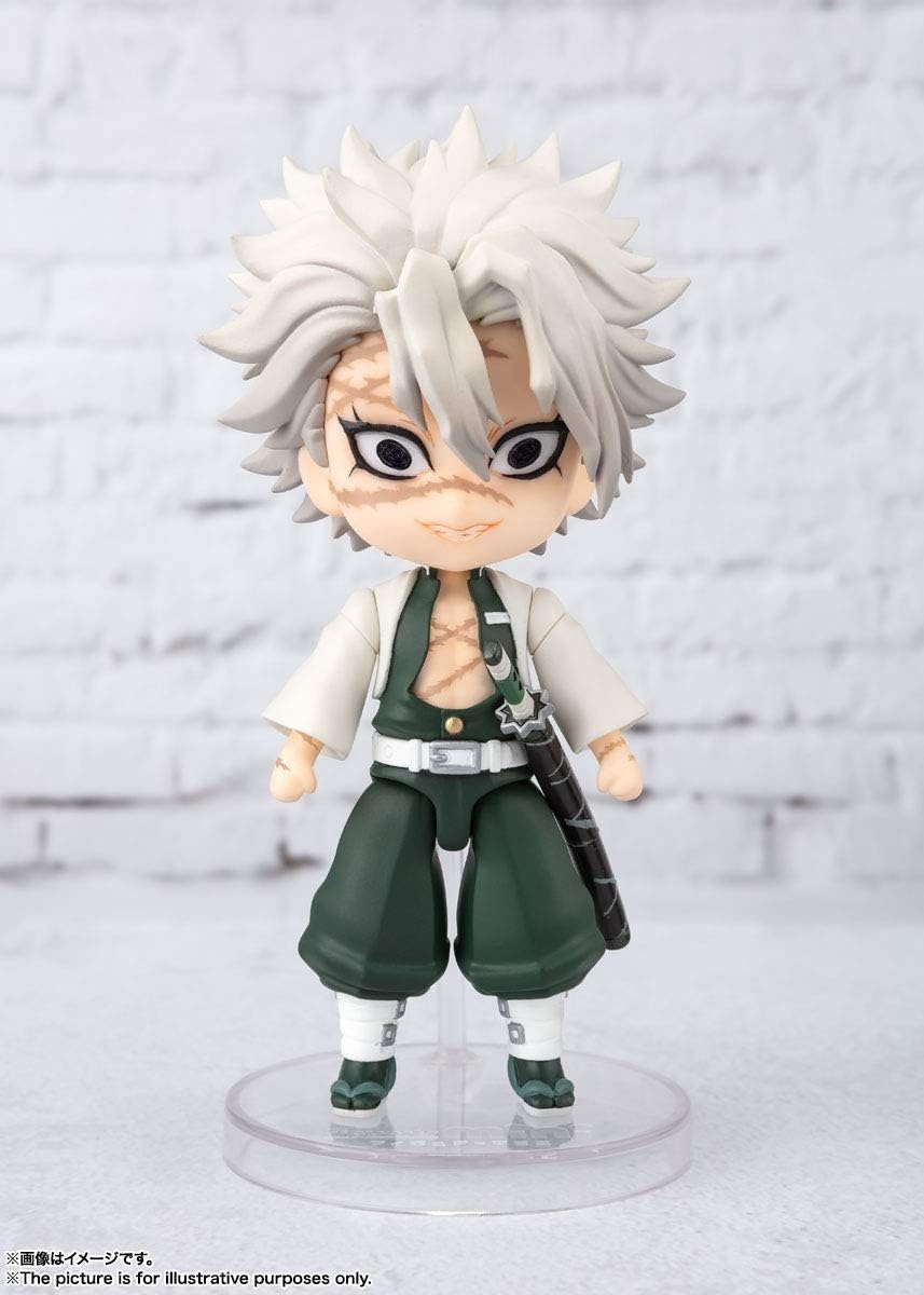 S.H.Figuarts 귀멸의칼날 시나즈가와 사네미 90mm 가동 피규어 - 상세 이미지 3