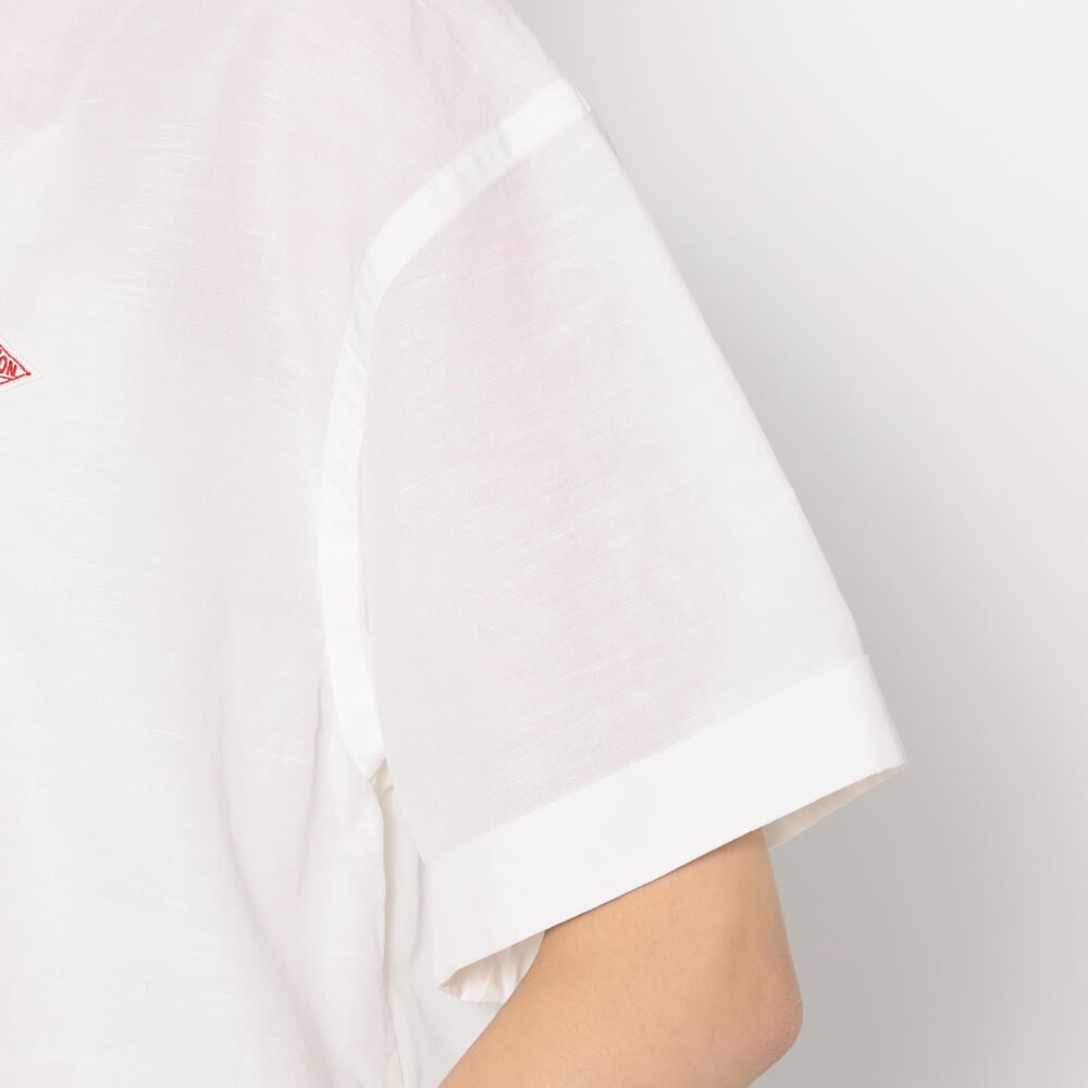 단톤 반팔티 WOMEN'S COTTON LINEN SLUB PULLOVER SHIRT 25SS 셔츠 DDNB251L104-0020 - 상세 이미지 3