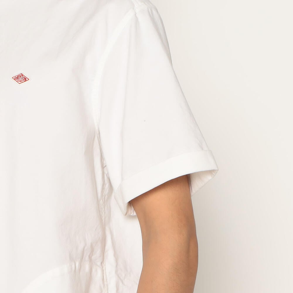 단톤 셔츠 MEN'S OXFORD ROUND COLLAR SHORT SLEEVE PULLOVER SHIRT PLAIN 25SS 반팔 DNB251M104-0004 - 상세 이미지 5