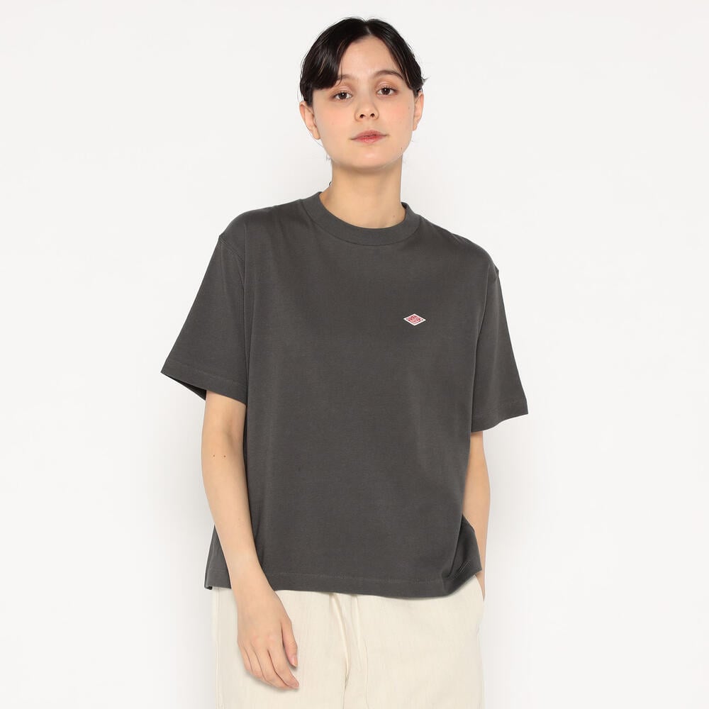 단톤 반팔티 WOMEN'S COTTON JERSEY SHORT T-SHIRT PLAIN 25SS 면 티셔츠 DNB251L103-0012 - 상세 이미지 5