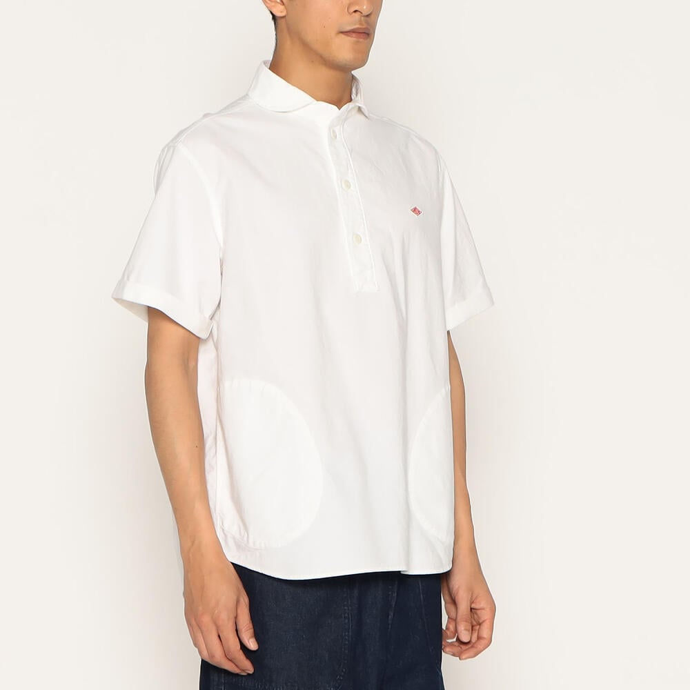 단톤 셔츠 MEN'S OXFORD ROUND COLLAR SHORT SLEEVE PULLOVER SHIRT PLAIN 25SS 반팔 DNB251M104-0004 - 상세 이미지 2