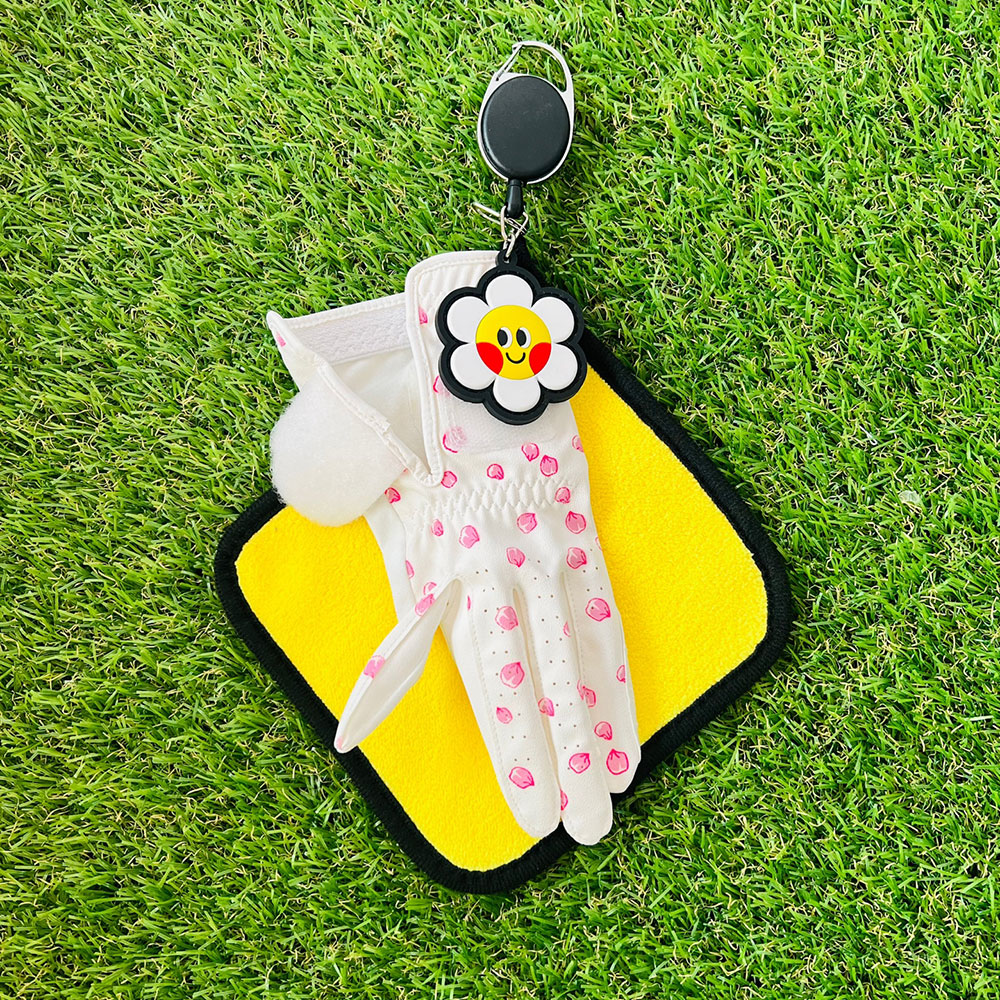 골프 공 수건 컬러5종 볼 타올 장갑홀더 벨크로세트 필드용품