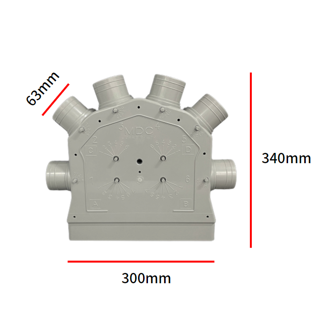 풍량조절 공기분배기 125파이 150파이 환기자재 연결관 닥트 덕트 배관 전열교환기