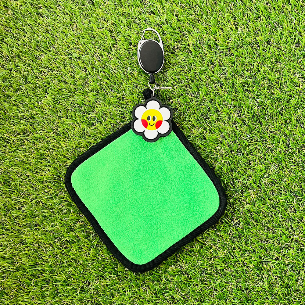 골프 공 수건 컬러5종 볼 타올 장갑홀더 벨크로세트 필드용품