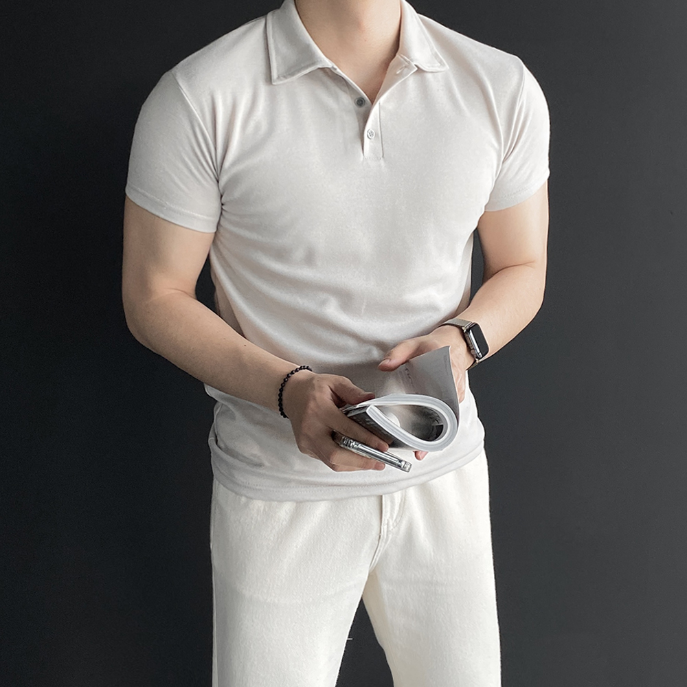 머슬핏카라티 어깨넓어보이는반팔 머슬티셔츠 머슬핏반팔 이미지 6