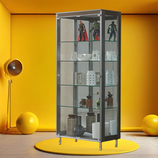 거실유리장식장 키큰 장식장 유리문진열장 600