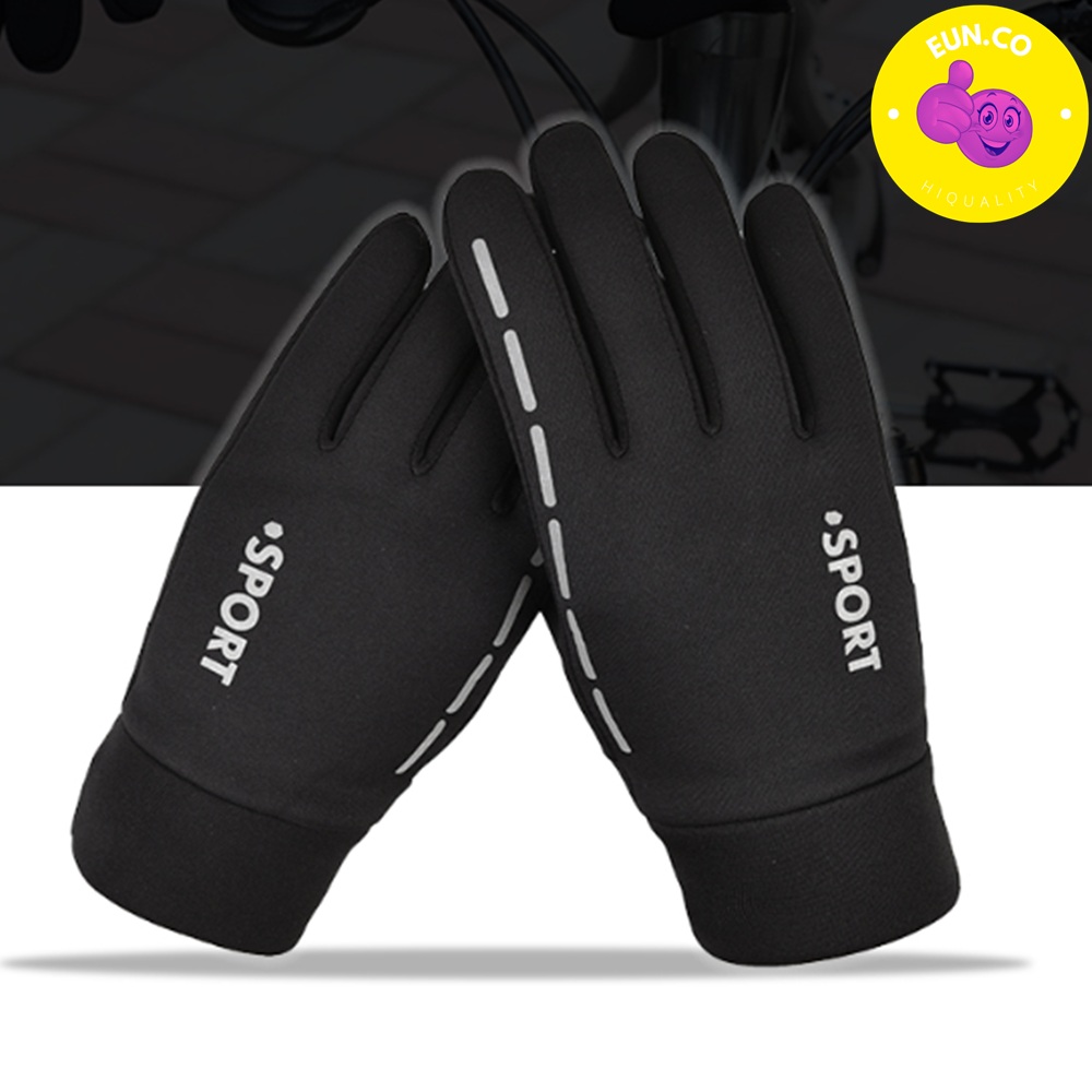 따뜻한 운동 장갑 글러브 남자 터치 스크린 방수 보온 라이딩 자전거 등산 용품