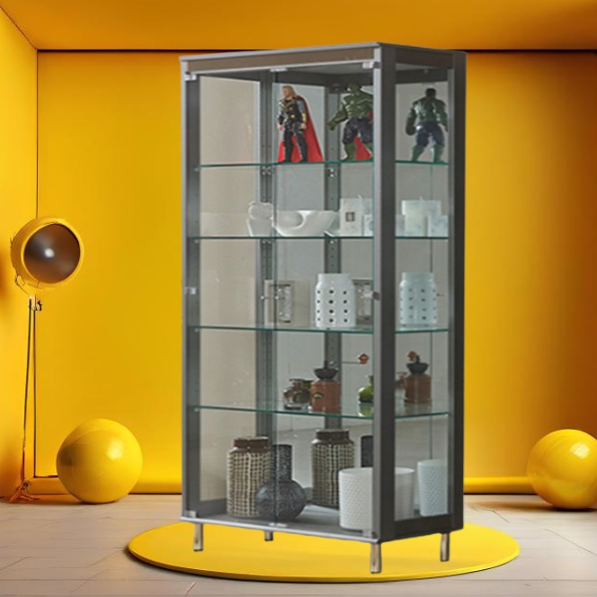 거실유리장식장 키큰 장식장 유리문진열장 700