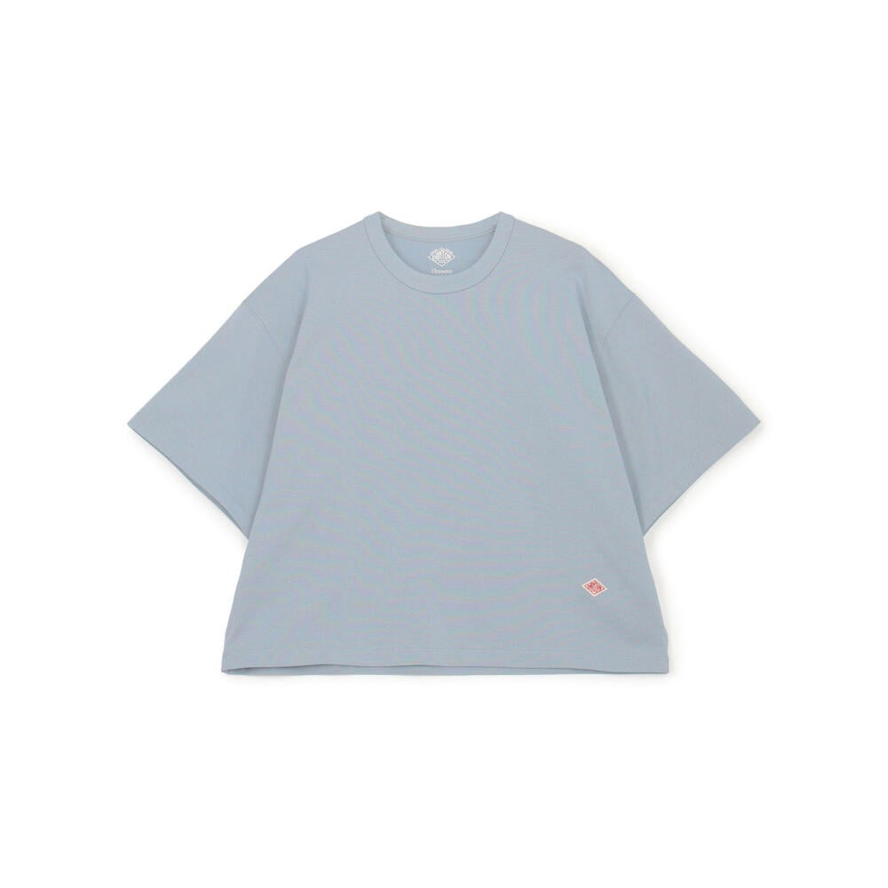 단톤 반팔티 WOMEN'S COTTON JERSEY SEMI CROP T-SHIRT 25SS 크롭 티셔츠 DNB251L103-0017 - 메인 이미지