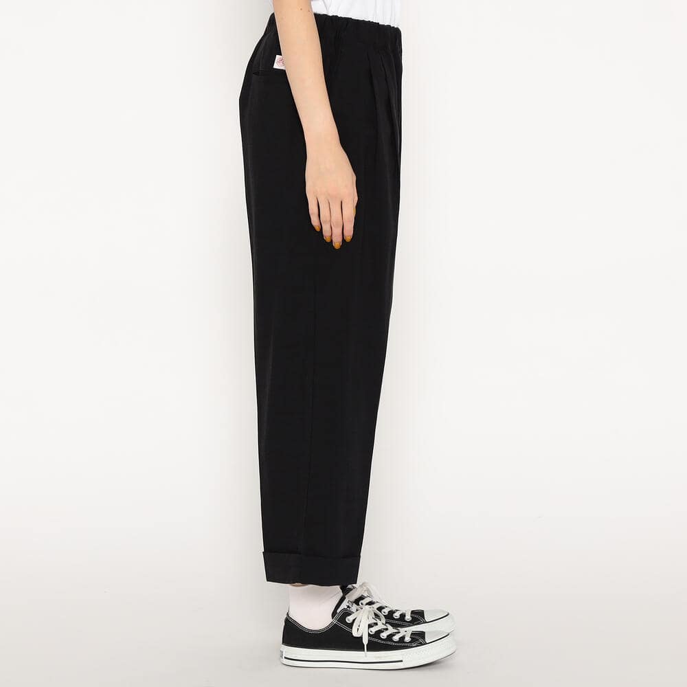 단톤 바지 WOMEN'S LINEN-BLEND EASY CROPPED PANTS 25SS 크롭 팬츠 DNB251L201-0013 - 상세 이미지 5