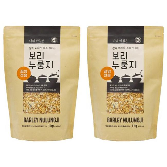 태광푸드 보리누룽지 1kg 2개 : 복댕이가족