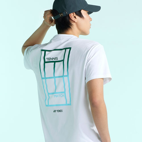 요넥스 반팔티 티셔츠 오버핏 테니스복 화이트 2025 이미지 7