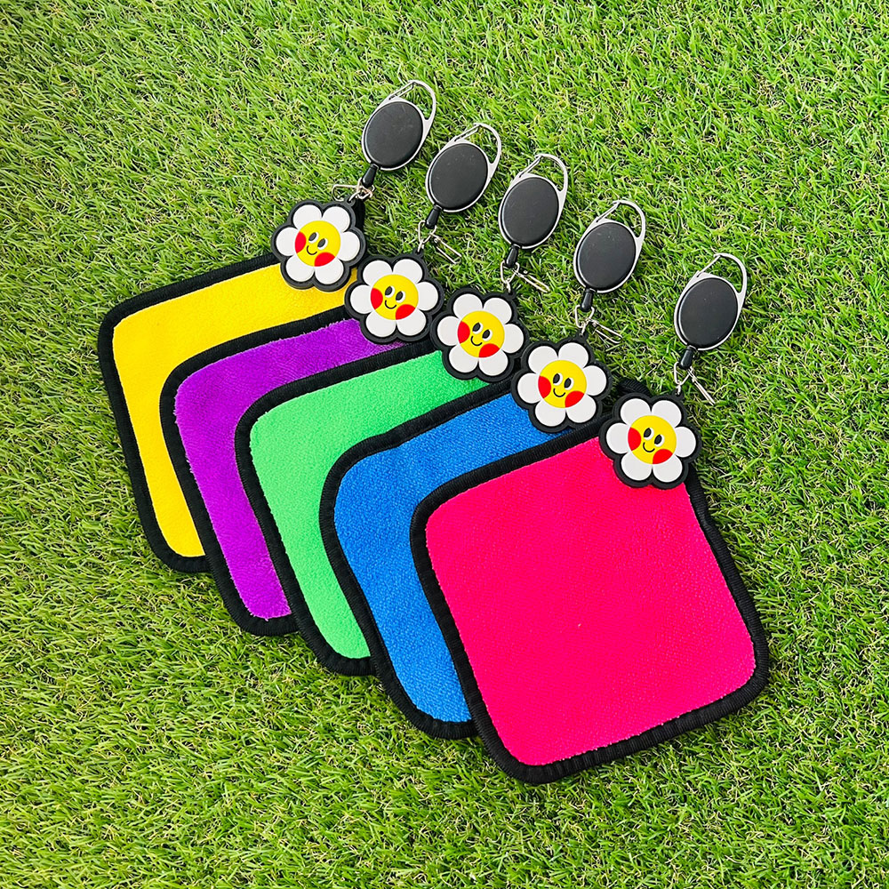 골프 공 수건 컬러5종 볼 타올 장갑홀더 벨크로세트 필드용품