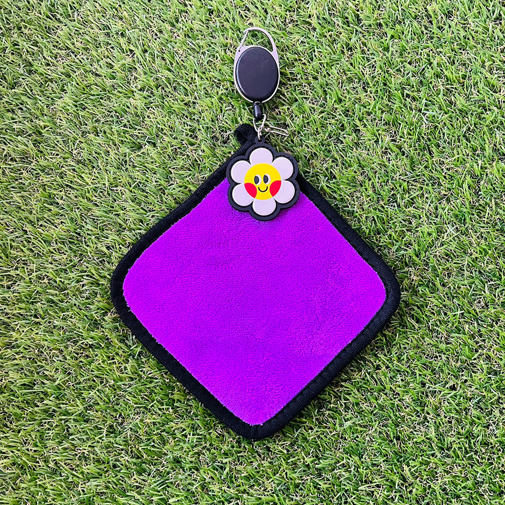 골프 공 수건 컬러5종 볼 타올 장갑홀더 벨크로세트 필드용품