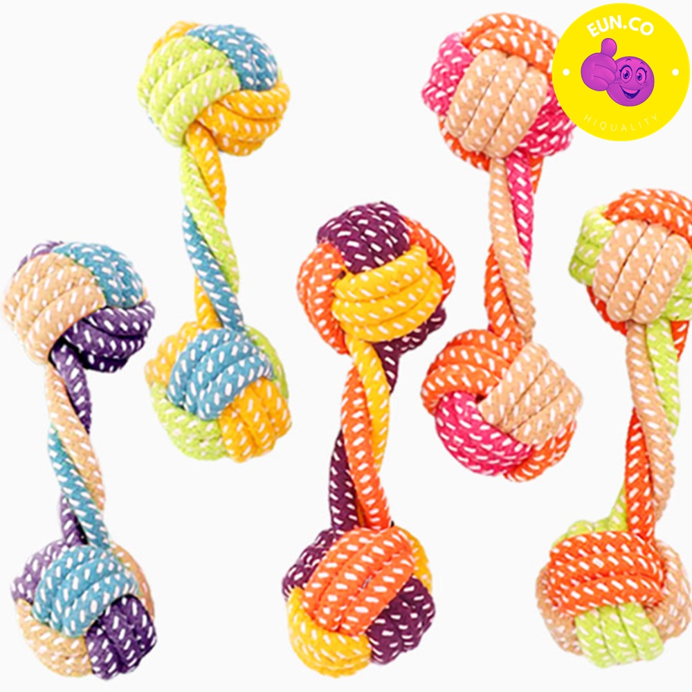 강아지 이갈이 밧줄 목화 탄성 반려견 애완 용품 장난감